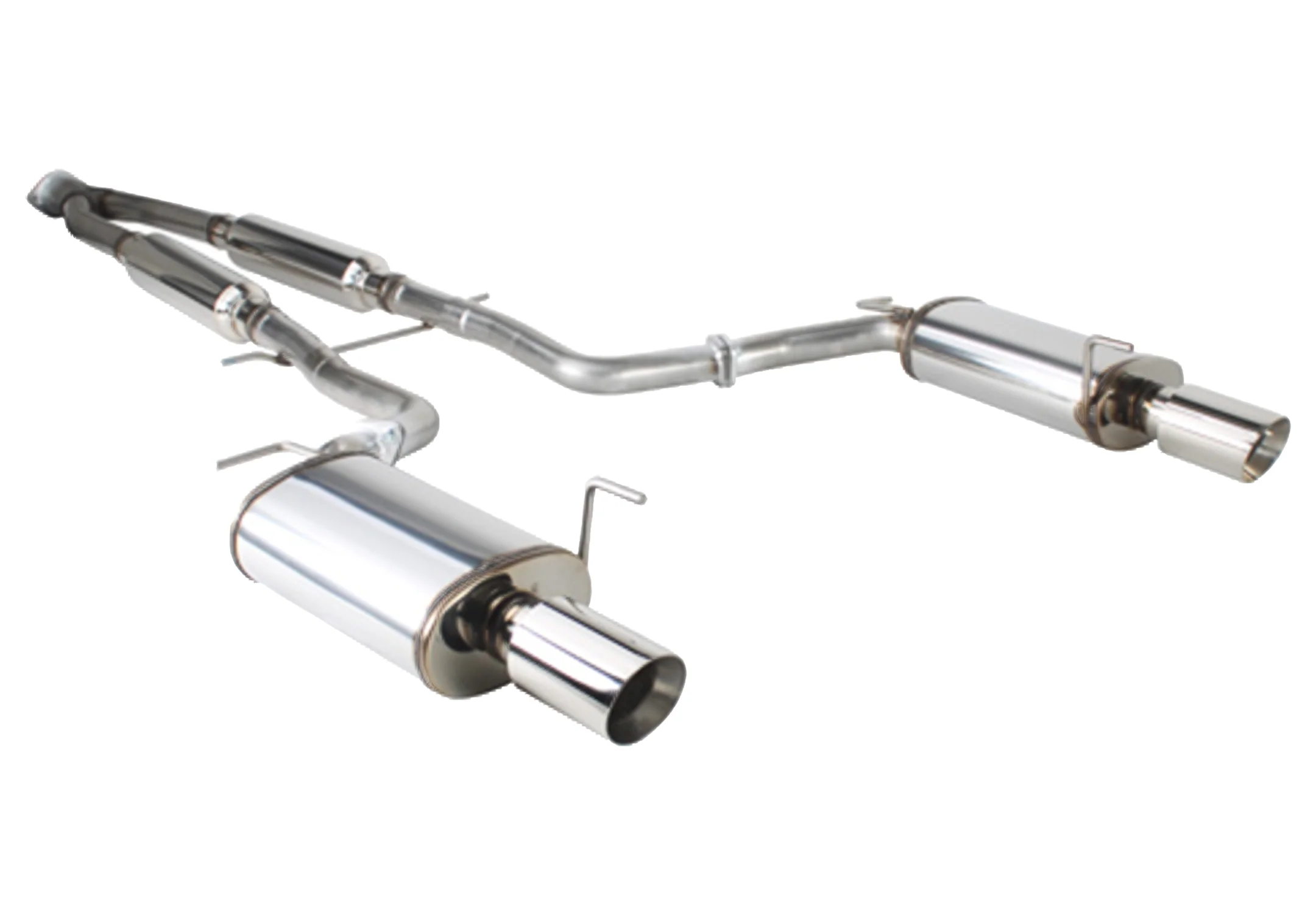 2011-2013 Infiniti M56 / 2014-2018 Q70] - STILLEN Stainless Steel Near Cat-Back Exhaust System - 504456 - Image 3