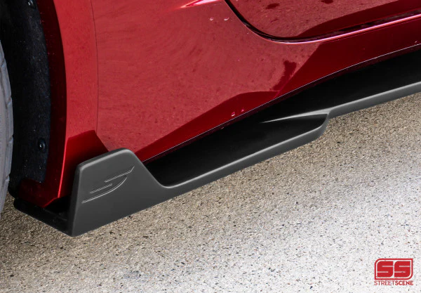 STREET SCENE 2014-2019 CORVETTE C7 GROUND EFFECTS KIT SKU# 950-70624 Matte Black - Image 15