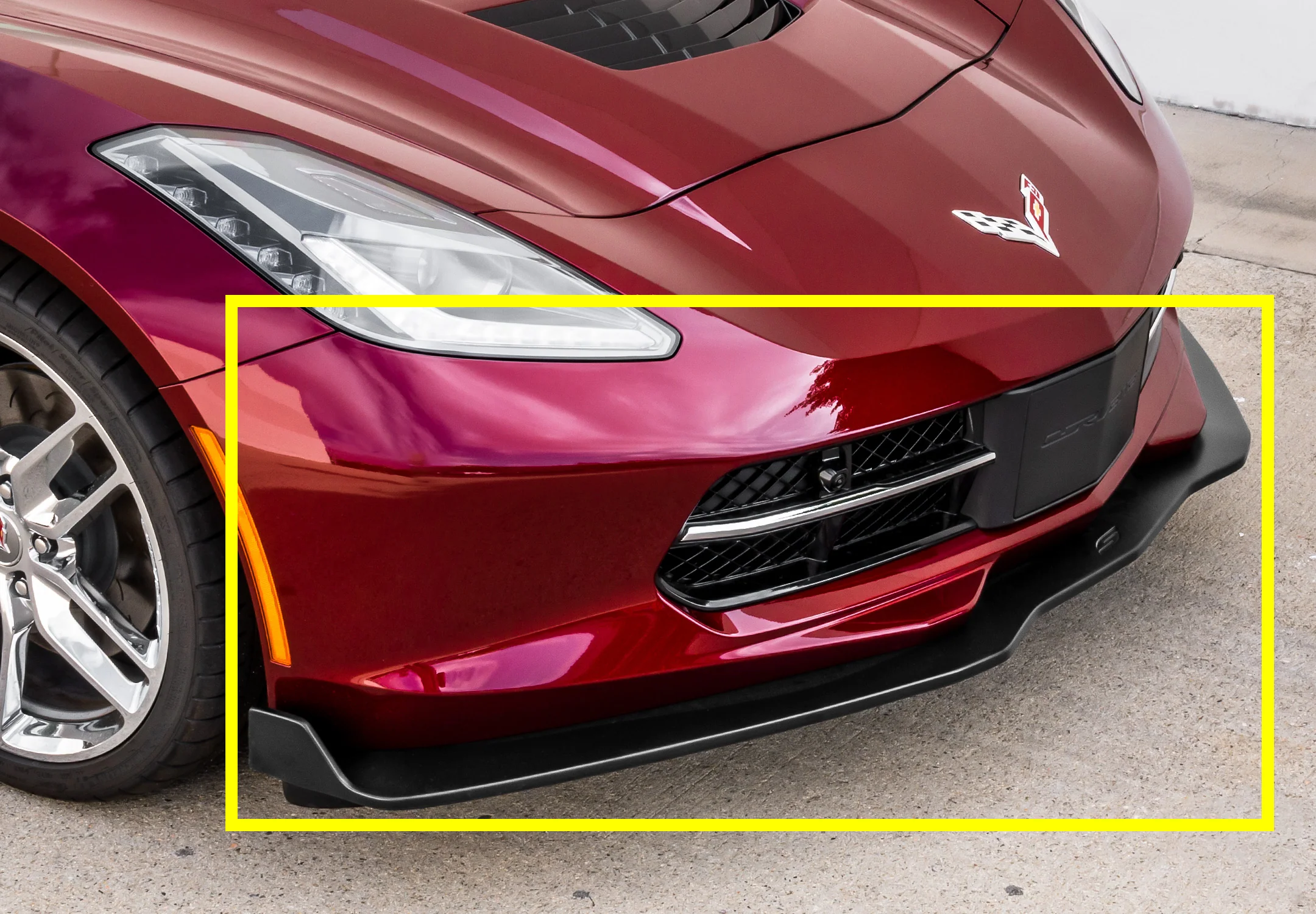 STREET SCENE 2014-2019 CORVETTE C7 GROUND EFFECTS KIT SKU# 950-70624 Matte Black - Image 7