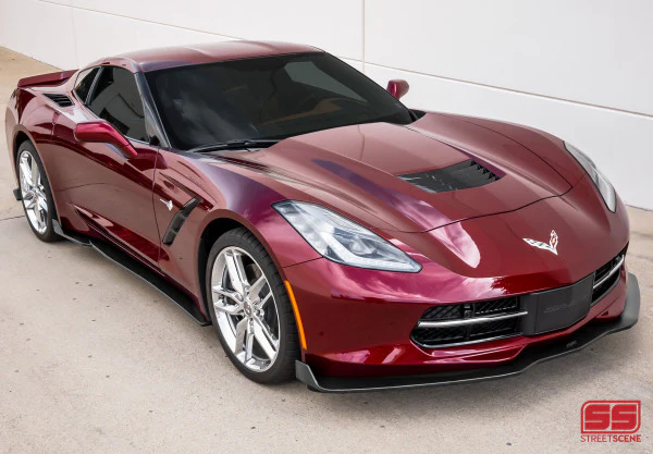 STREET SCENE 2014-2019 CORVETTE C7 GROUND EFFECTS KIT SKU# 950-70624 Matte Black - Image 8