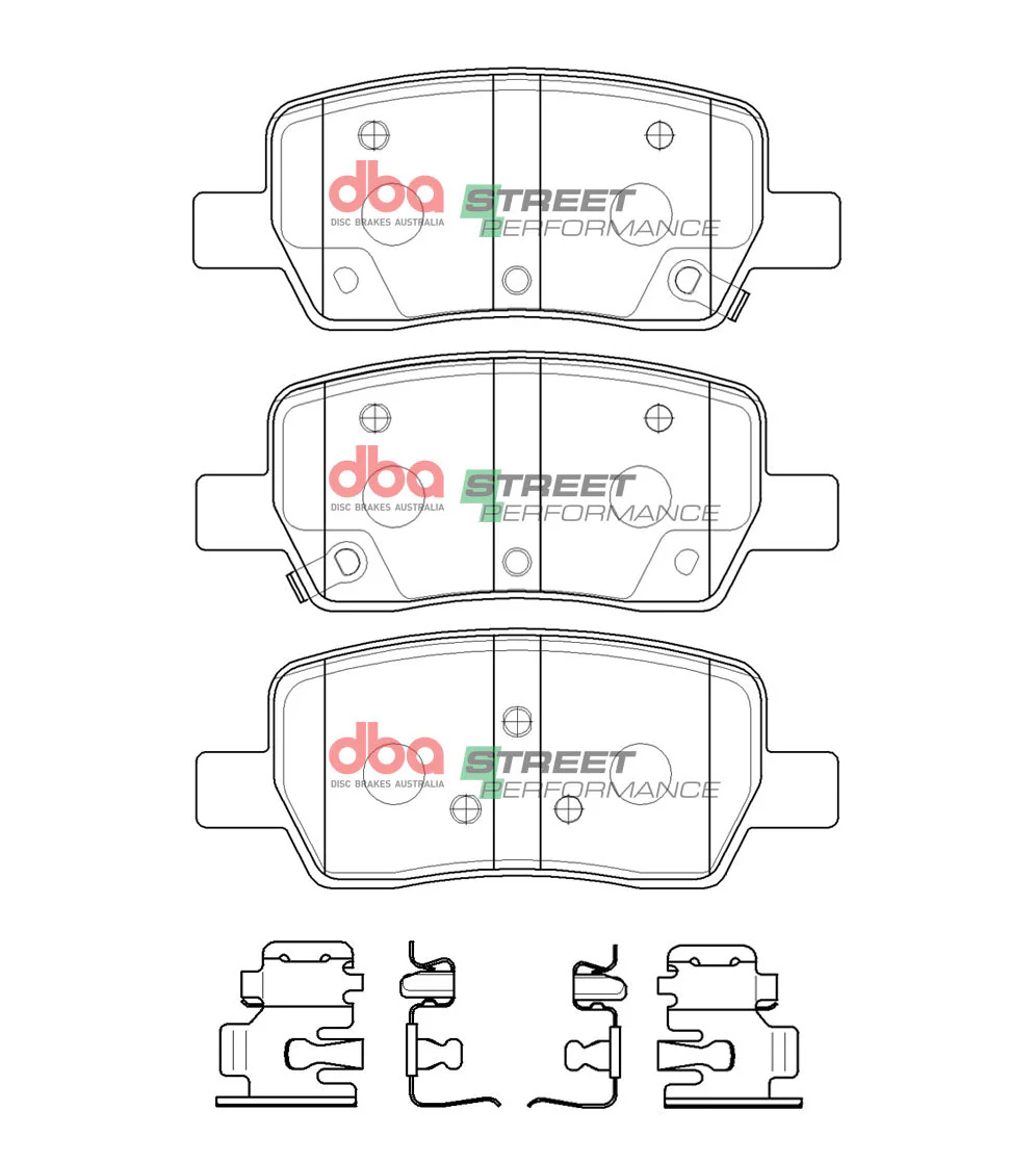 2021 Hyundai Santa Fe & More | DBA SP Street Series Brake Pads [Rear] | DB15072SP - Image 5