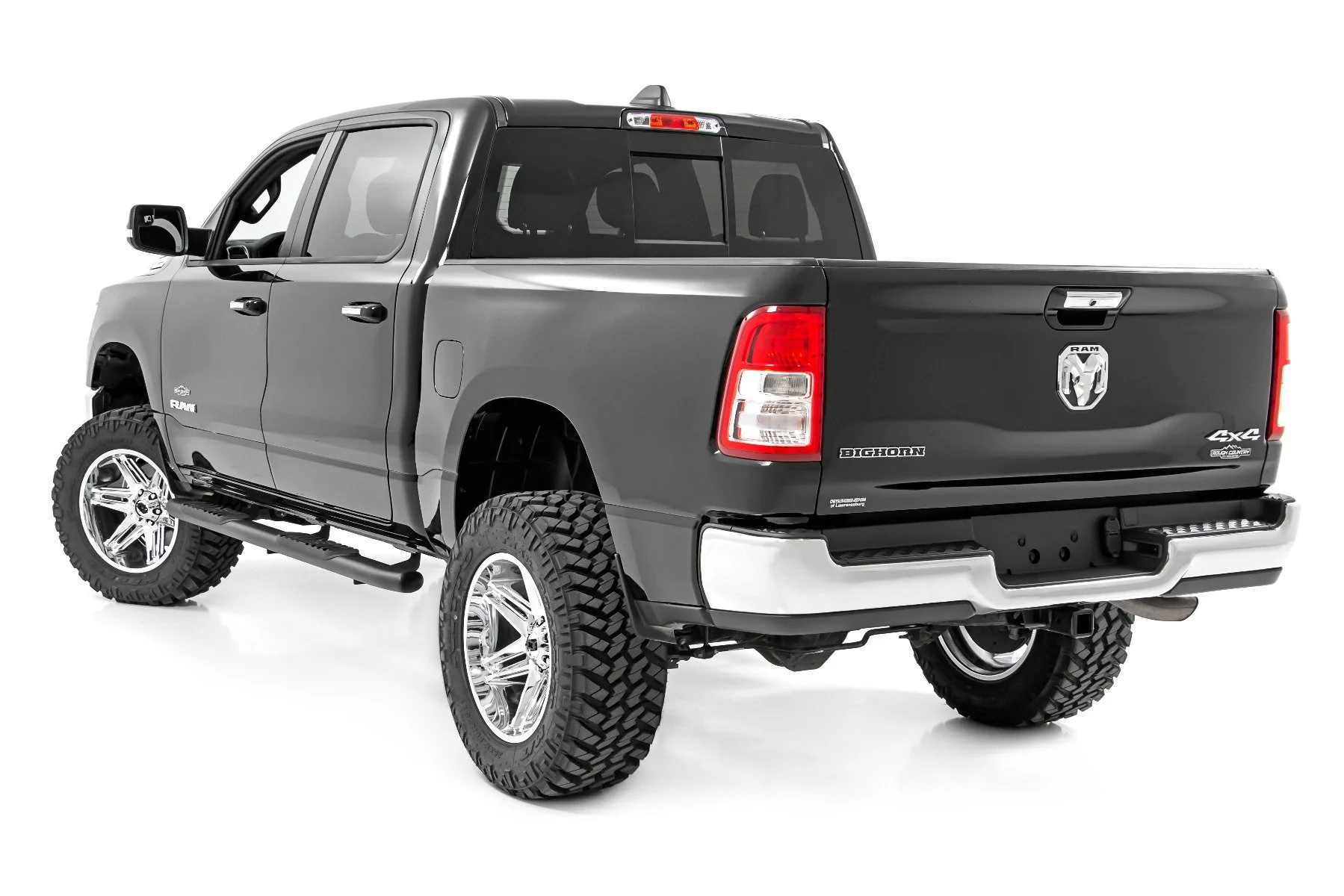 Oval Nerf Step | Crew Cab | Black | Ram 1500 2WD/4WD | 2019-2021 | Rough Country | 21004 - Image 3